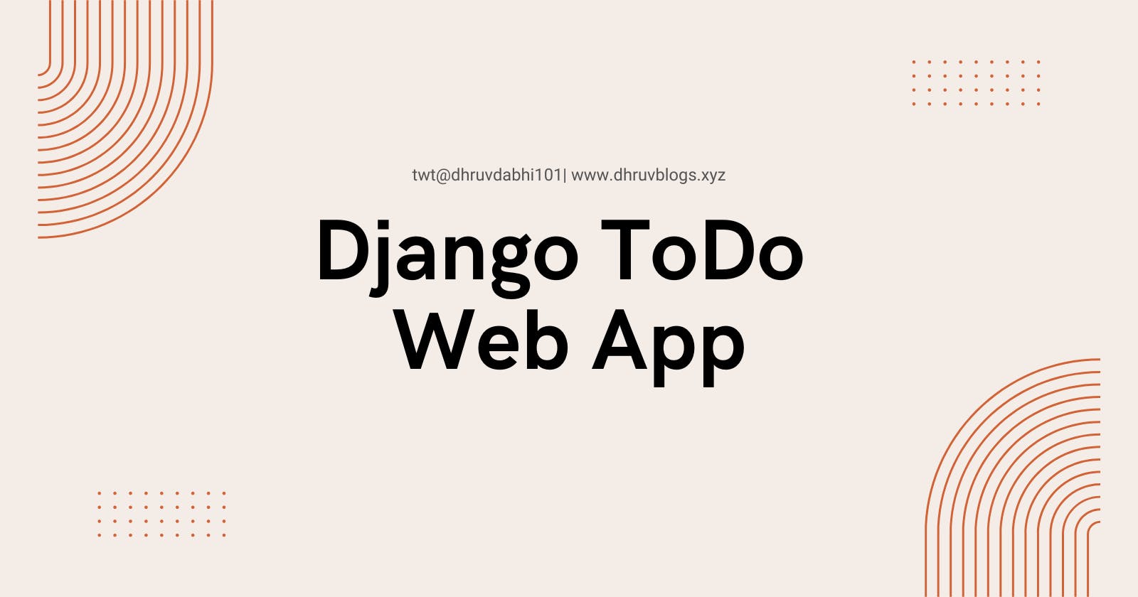 Django Todo App