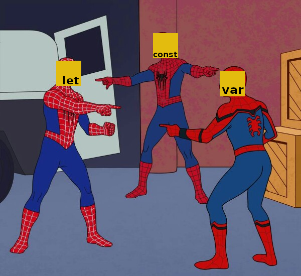 let  VS var VS const