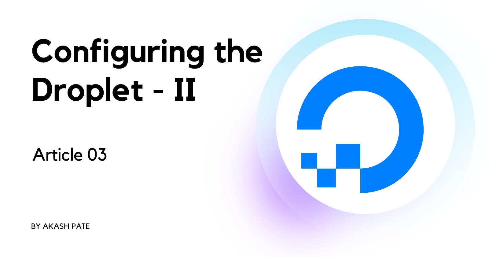 Configuring the Droplet  - Part II