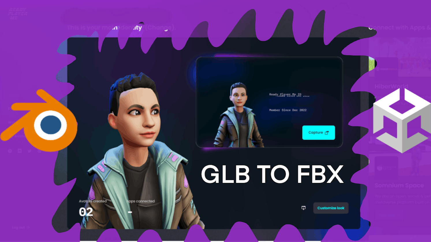 Made With Unity | Using Blender to Convert Ready Player Me Avatars to FBX