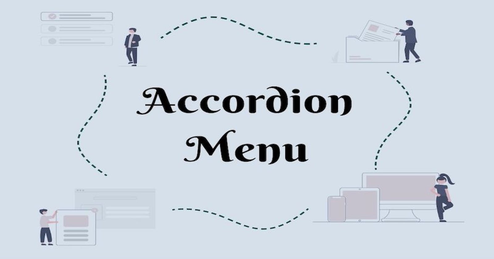 Building an Accordion Menu with JavaScript