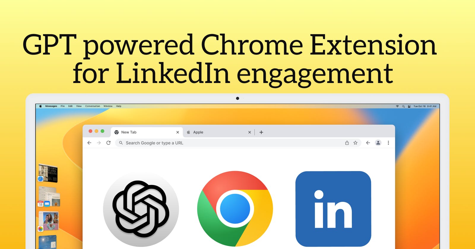 Writing a simple AI-powered chrome extension for LinkedIn