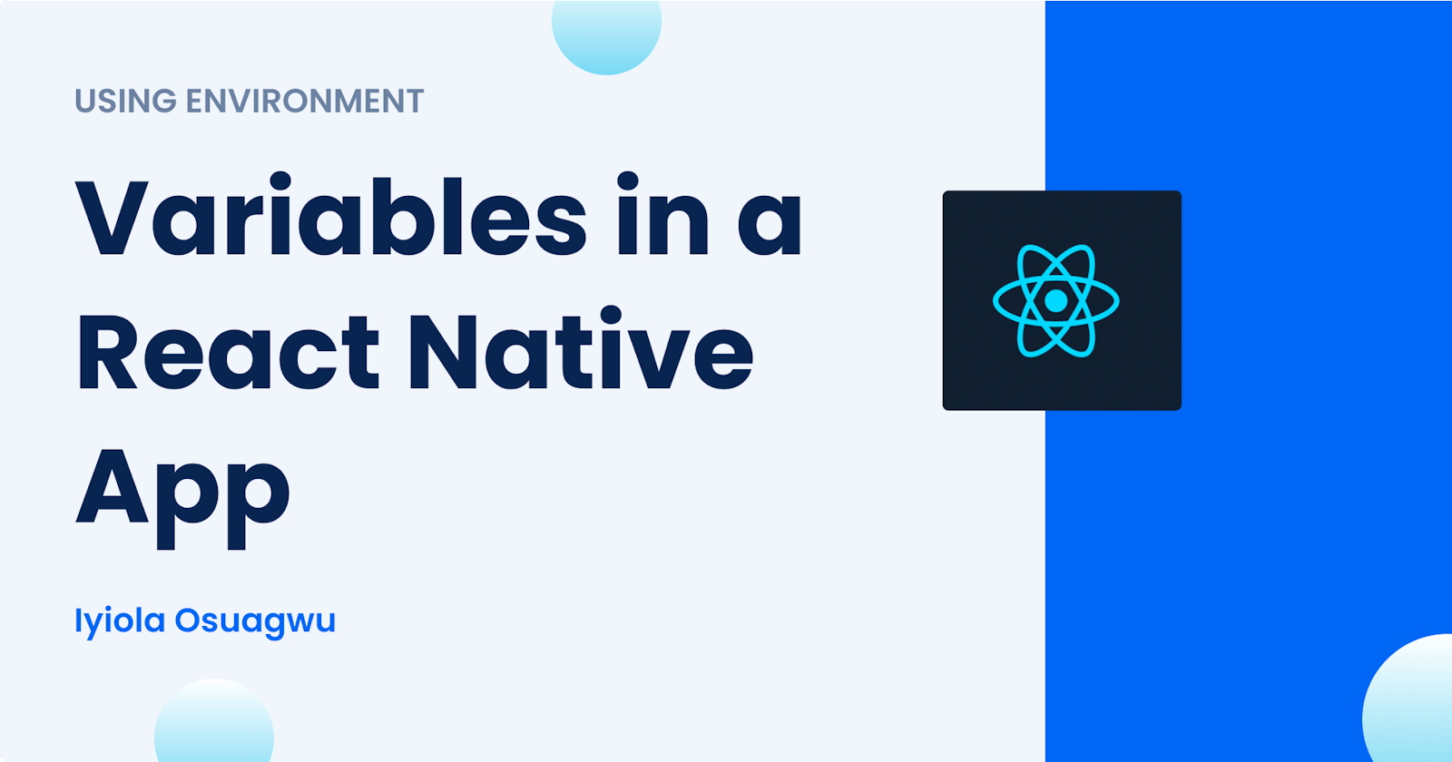 Using Environment Variables in a React Native App