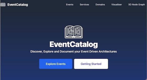 EventCatalog Home Page
