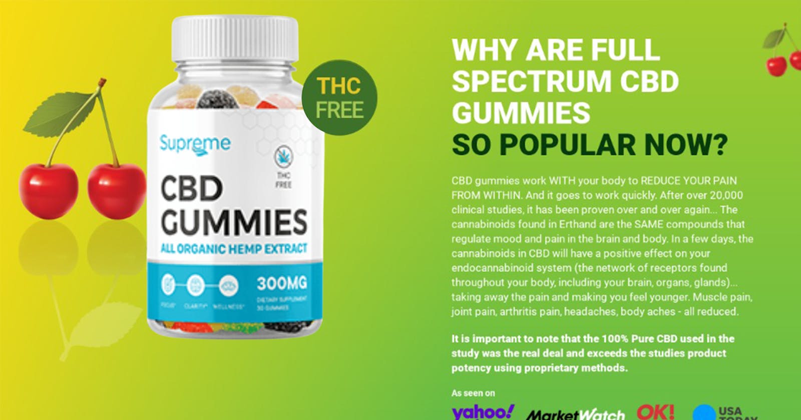 Supreme CBD Gummies Price, Reviews, Ingredients & Side Effects
