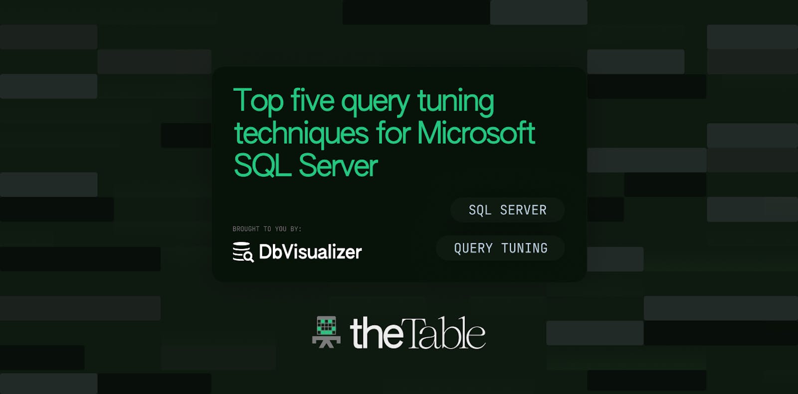 Top five query tuning techniques for Microsoft SQL Server