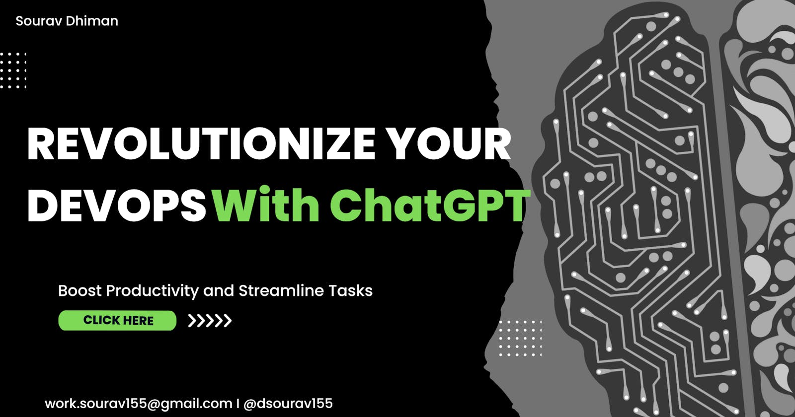 Revolutionize Your DevOps with ChatGPT: Boost Productivity and Streamline Tasks