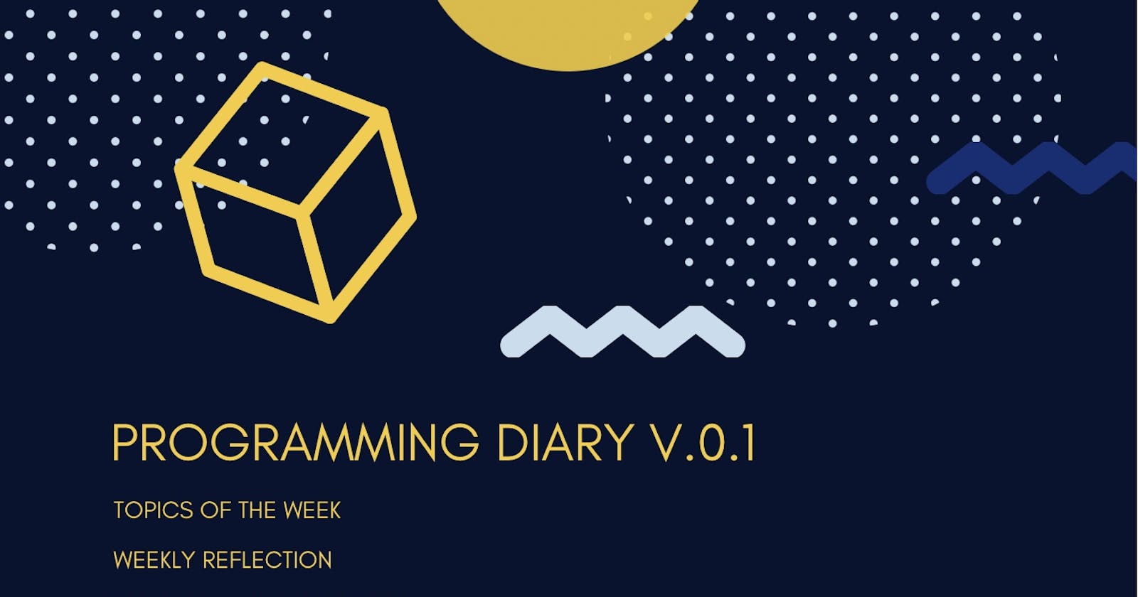 Programming Diary v.0.1