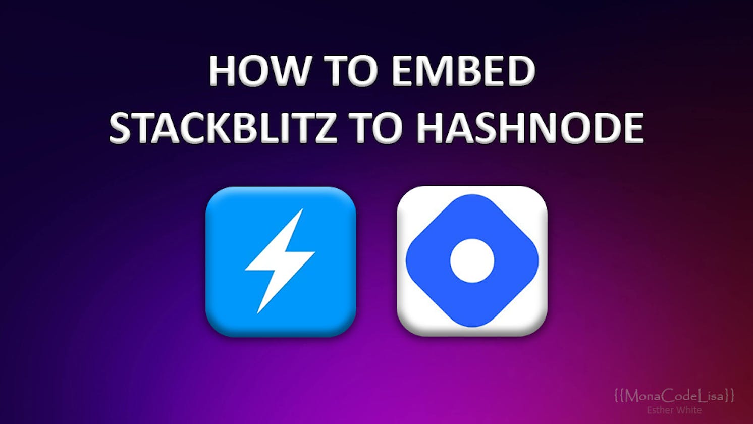 How to embed StackBlits to Hashnode
