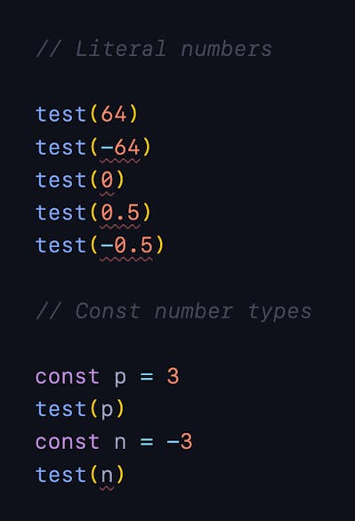 TypeScript Positive Integer Type