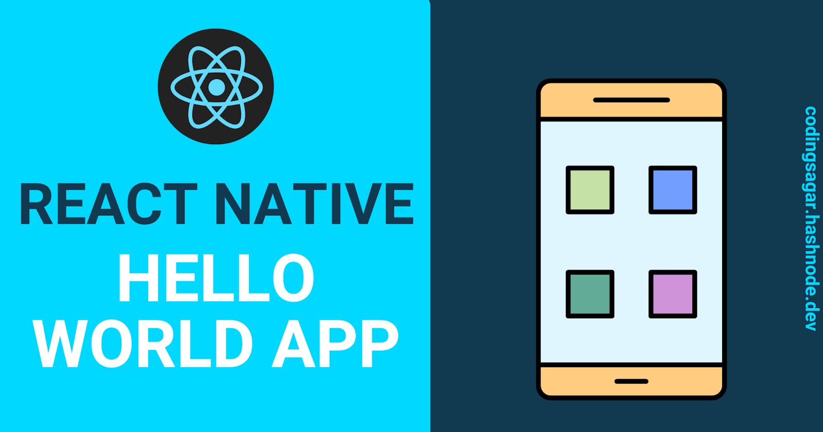 Writing first Hello World app in react-native 💪