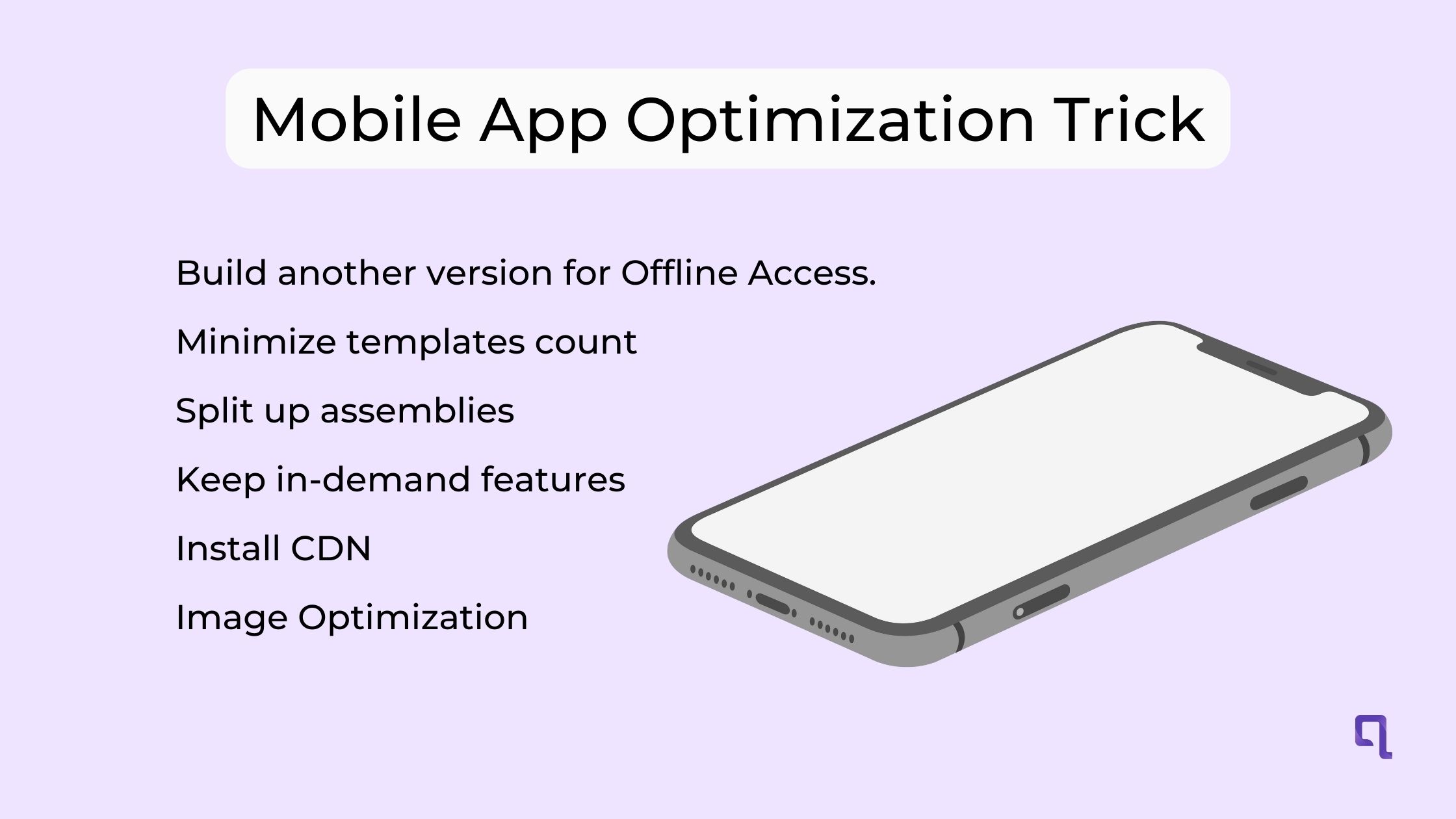 Mobile app Optimization Tricks by Quokka Labs