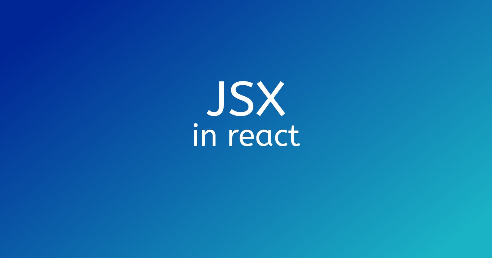 React JSX