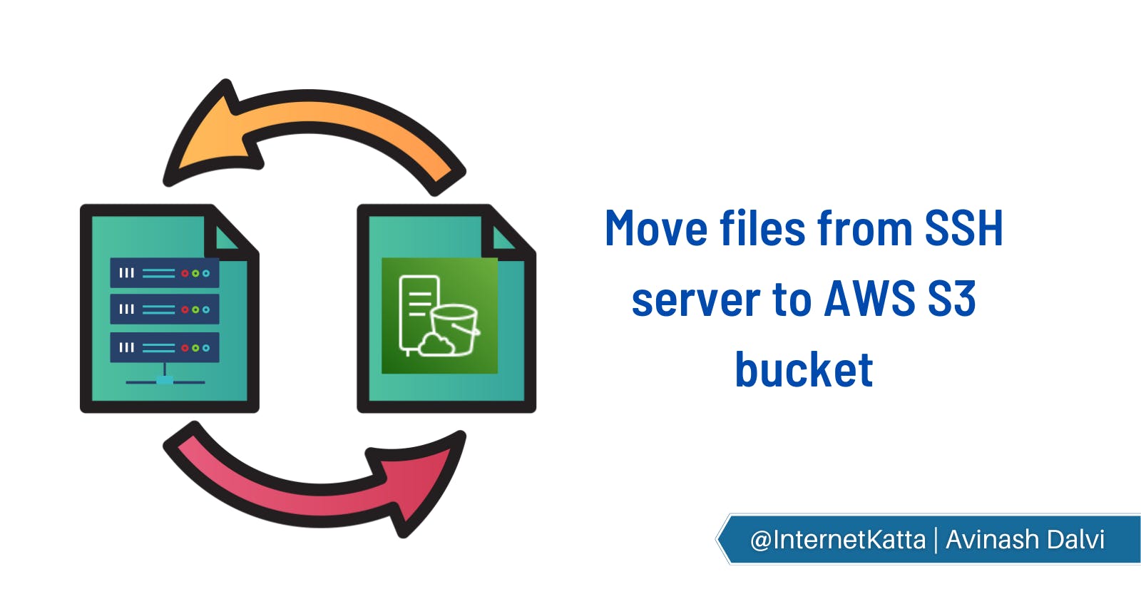 Move files from SSH server to S3 bucket