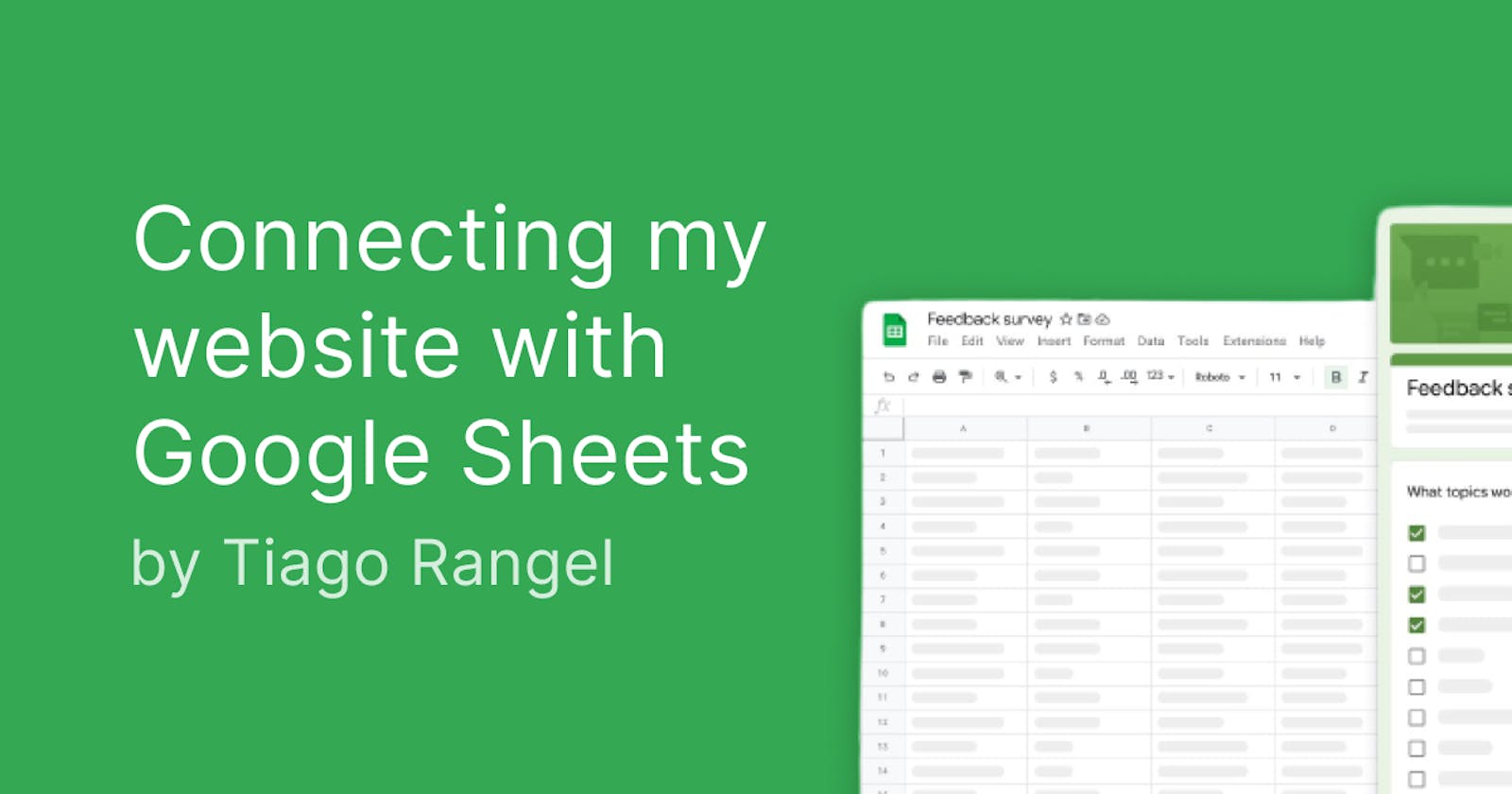 Connecting my website with Google Sheets