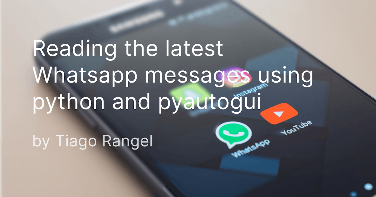 Reading the latest Whatsapp messages using python and pyautogui