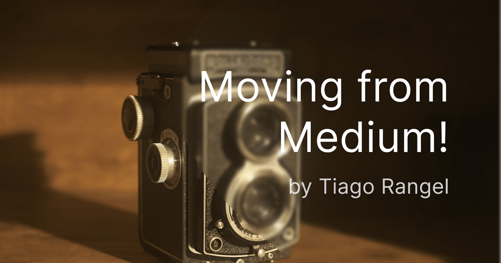 Moving from Medium!
