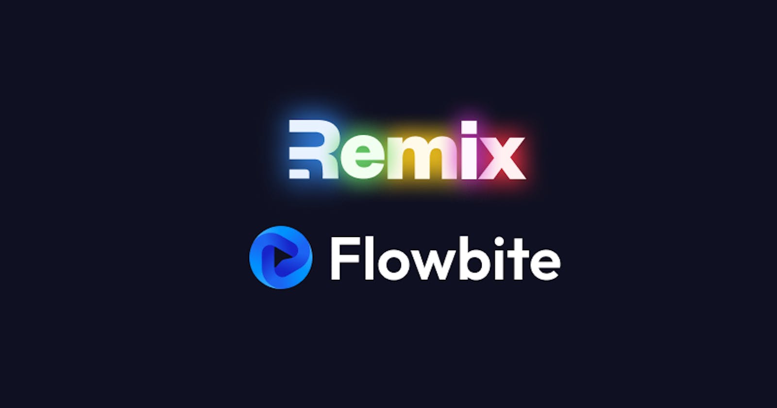 How to install Remix with Flowbite and Tailwind CSS