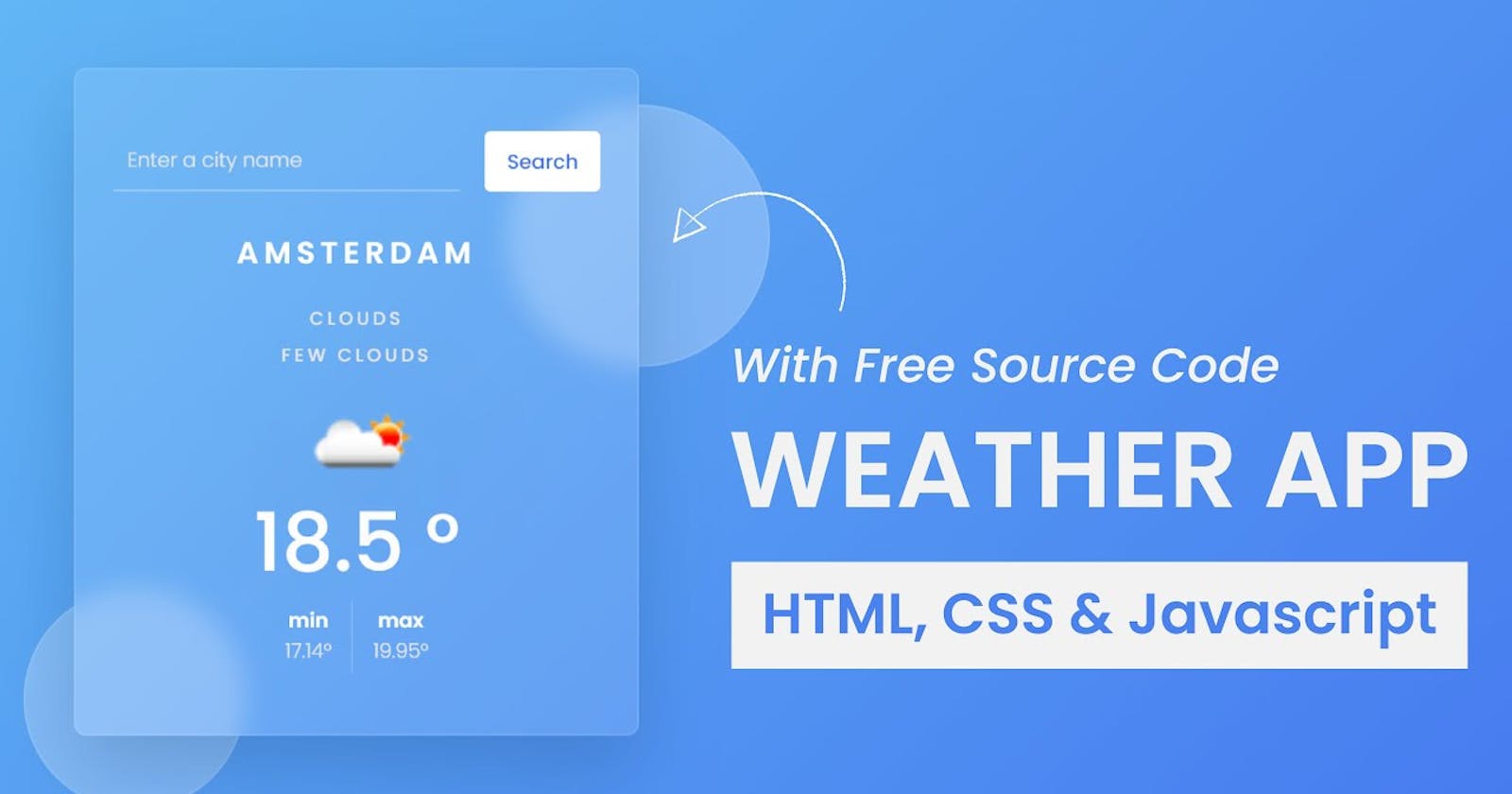 Building a Dynamic Weather Application using the JavaScript DOM