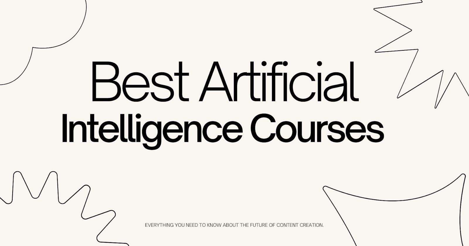 Best 5 Artificial Intelligence Courses free