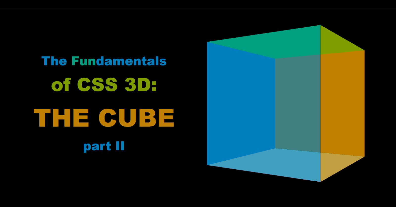 CSS 3D: The Cube - part 2