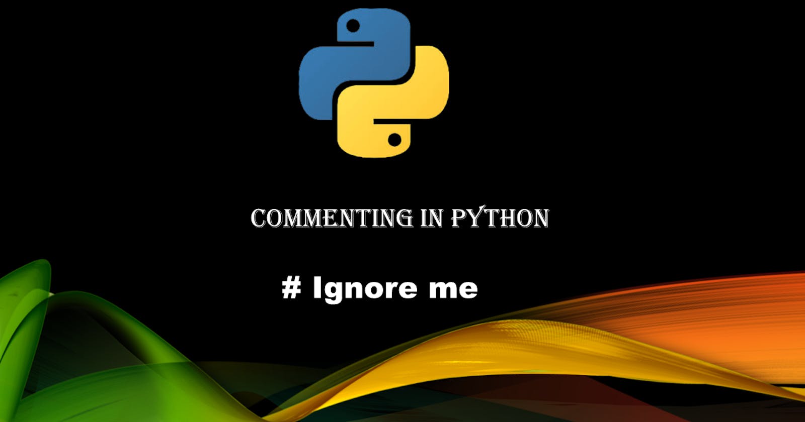 Making Use Of Comment In Python3