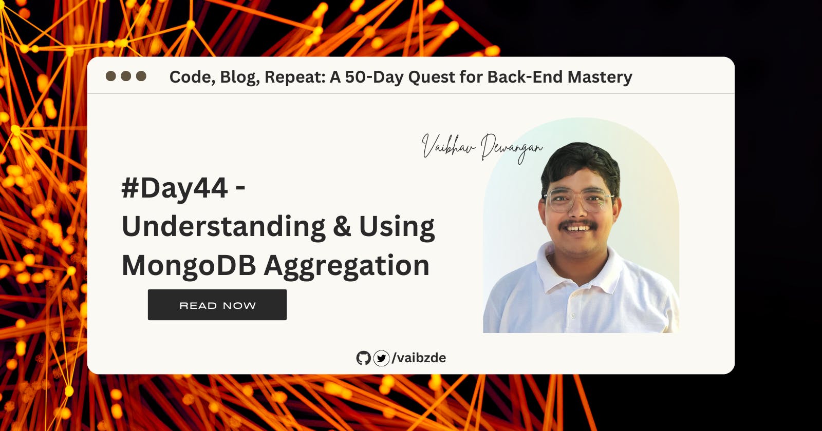 #Day44 - Understanding & Using MongoDB Aggregation