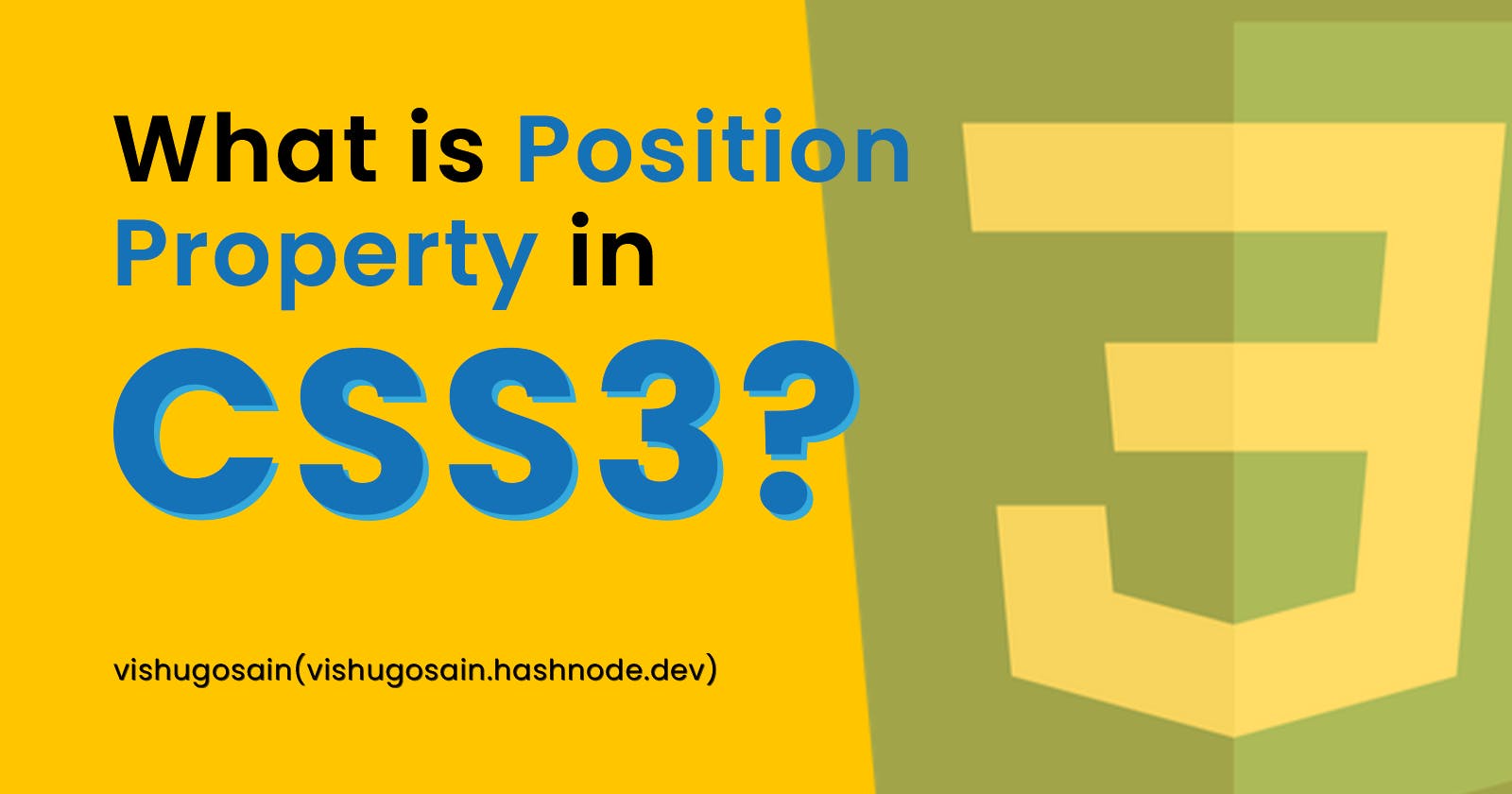 What is position property in CSS 3 ?