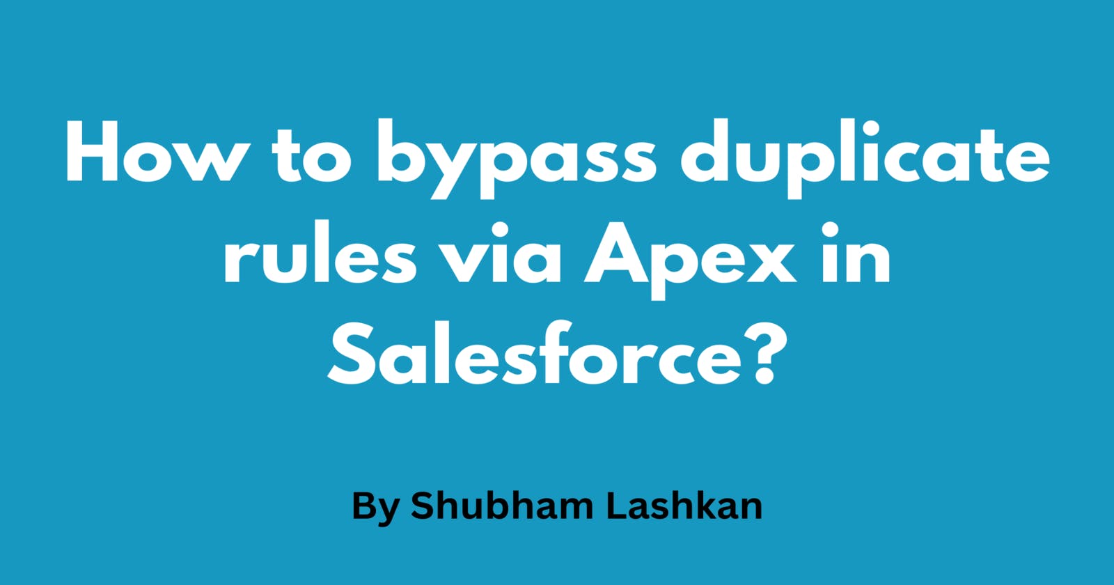 How to bypass duplicate rules via Apex in Salesforce?
