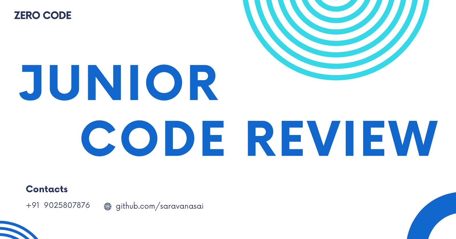 Importance of  junior code review