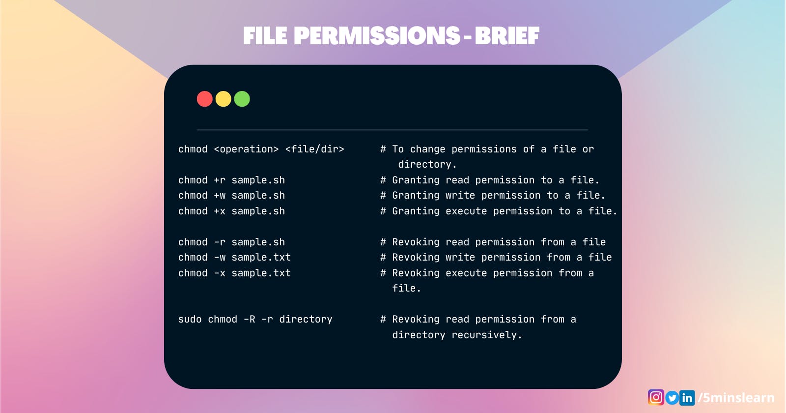 How to play with the permissions of files & directories in Linux as a Beginner?