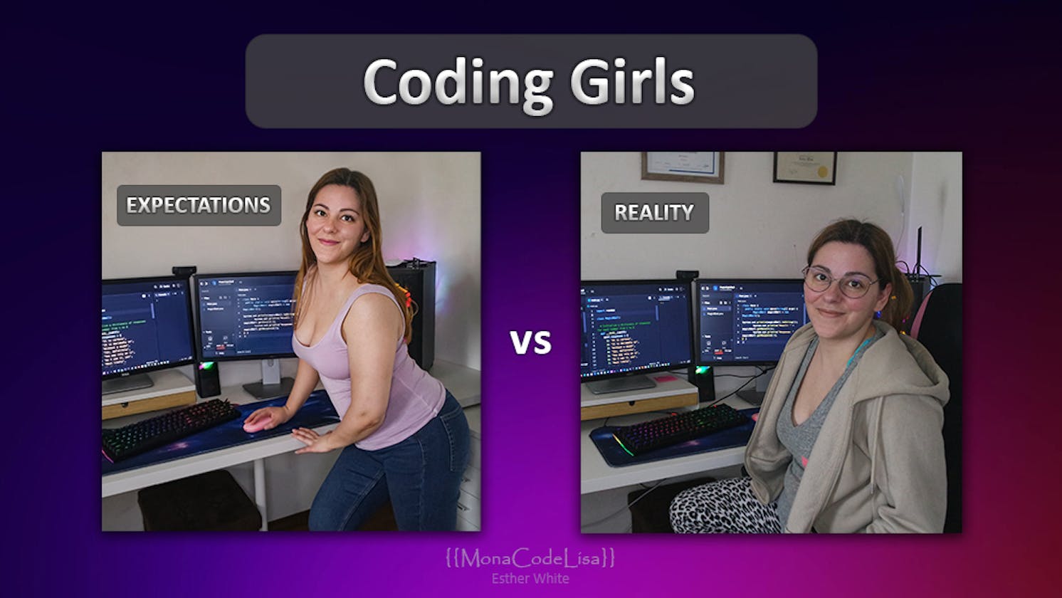Coding Girls -> Expectations vs Reality