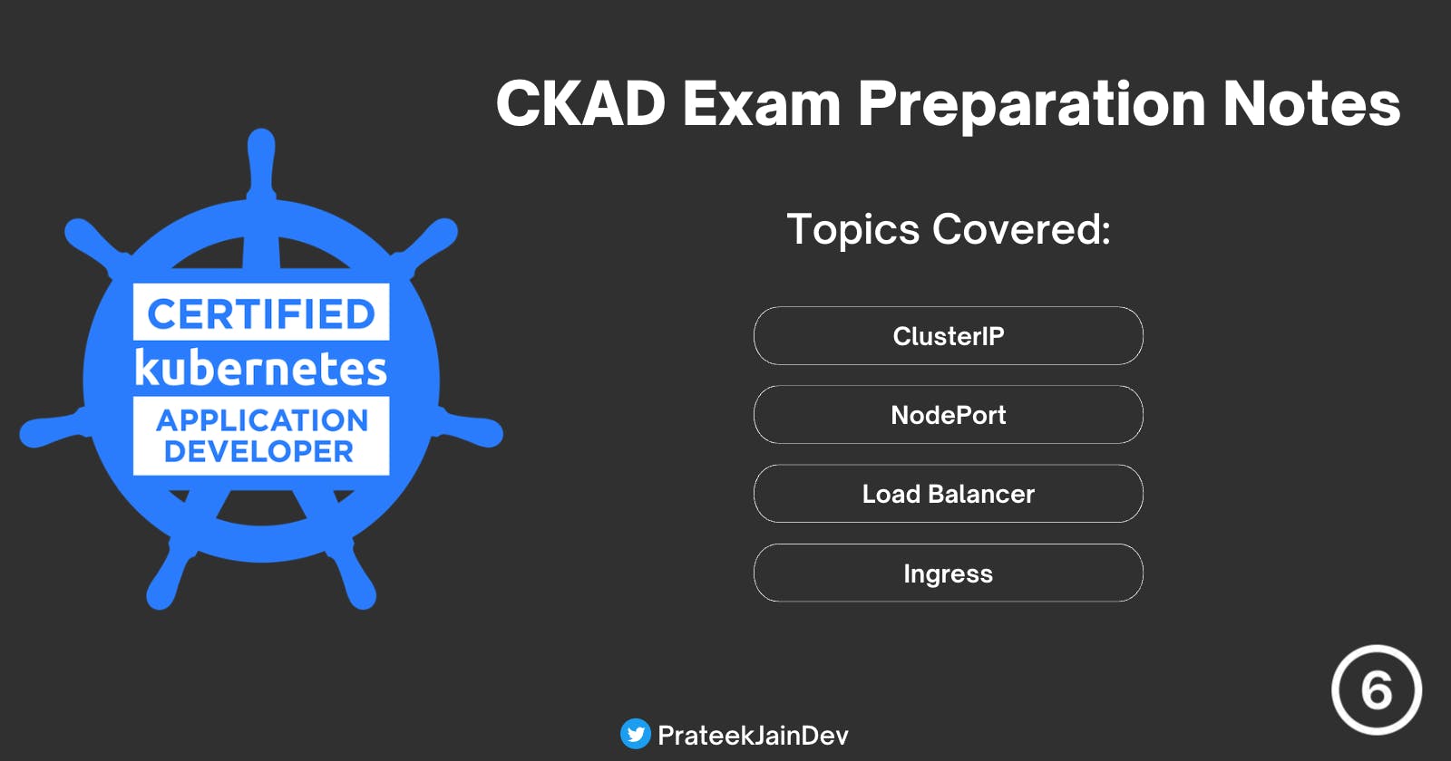 CKAD exam Preparation Notes - Kubernetes Services and Ingress - Part 6