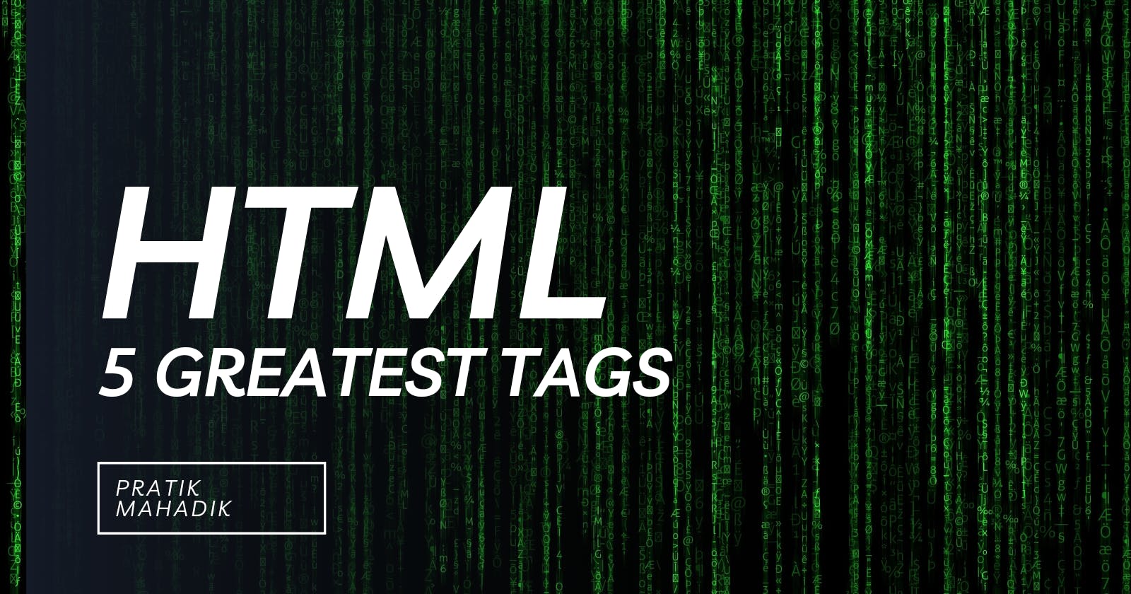 5  Most Used HTML Tags that You Must Know