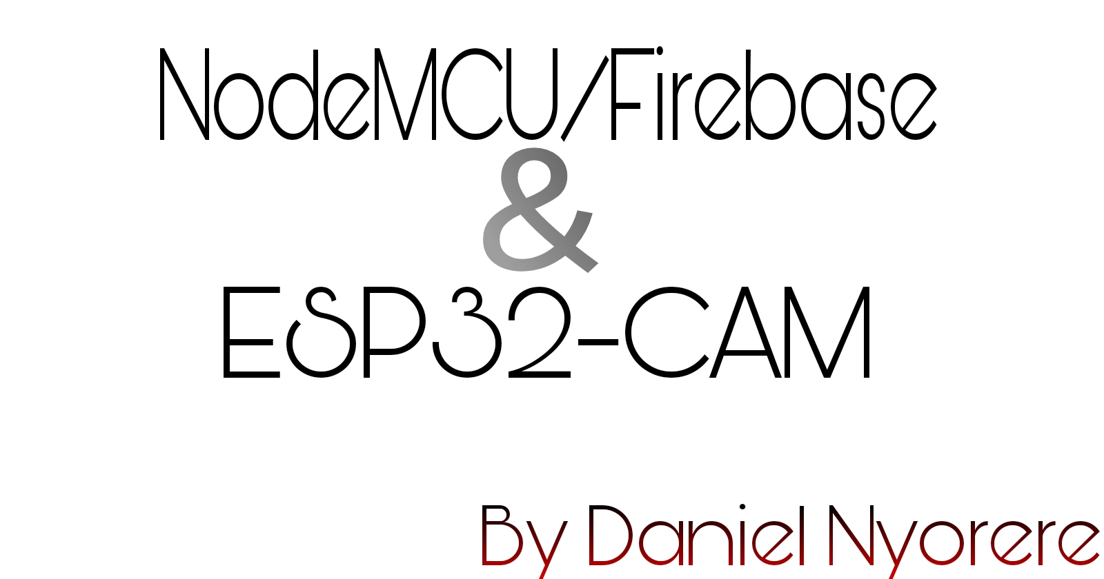 Solving issues encountered during usage of NodeMCU/Firebase & ESP32-CAM