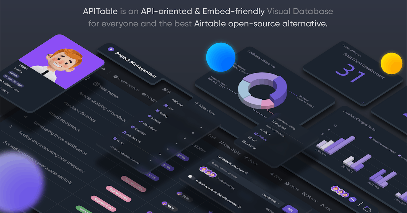 APITable: The ultimate open-source alternative to Airtable, surpassing all others