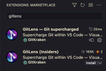 GitLens Extension - Marketplace