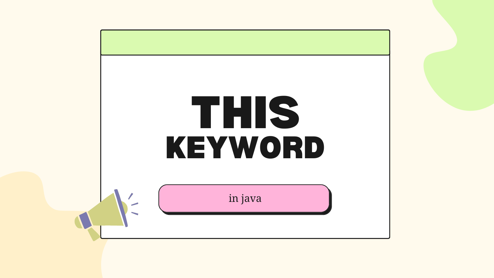 This keyword in Java