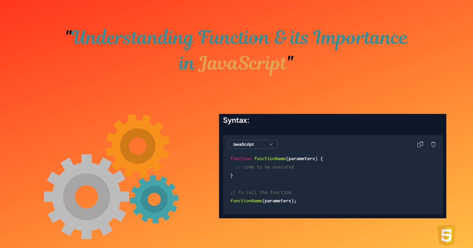 Introduction to JavaScript Functions