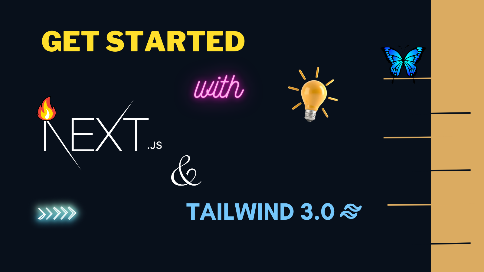Create a project with Next.js and Tailwindcss