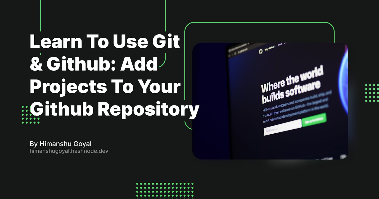 Learn To Use Git & Github: Add Projects To Your Github Repository