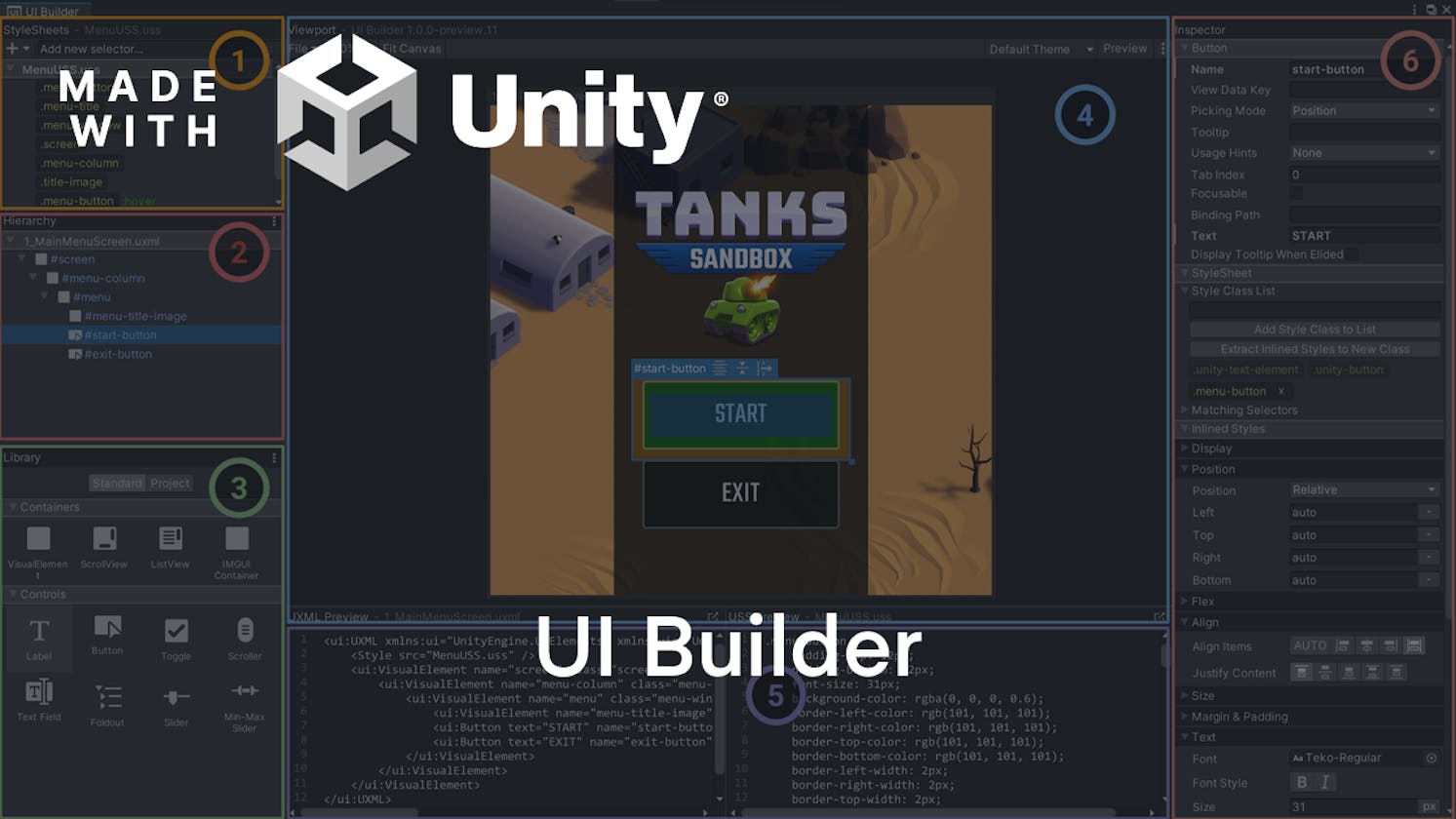 Made With Unity | UI Toolkit: UI Builder