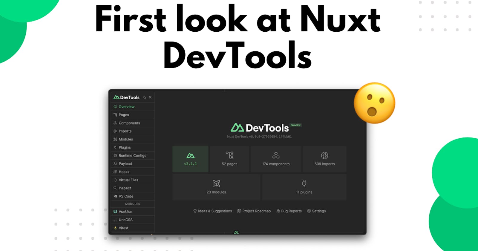First look at Nuxt DevTools