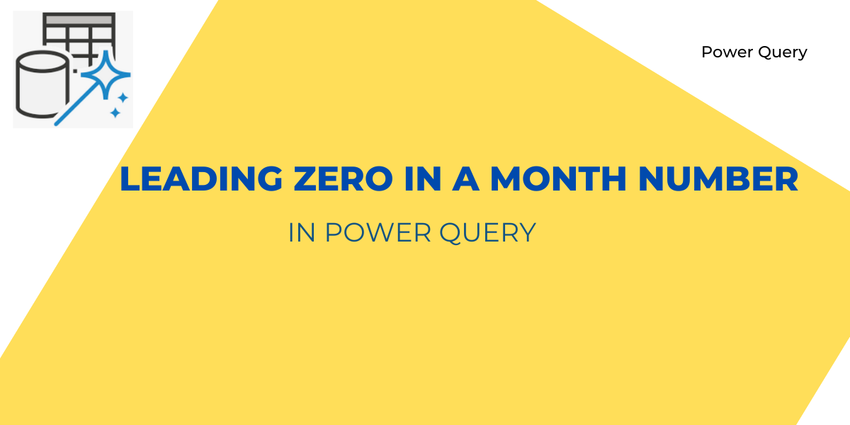 Leading Zero in a month number in Power Query