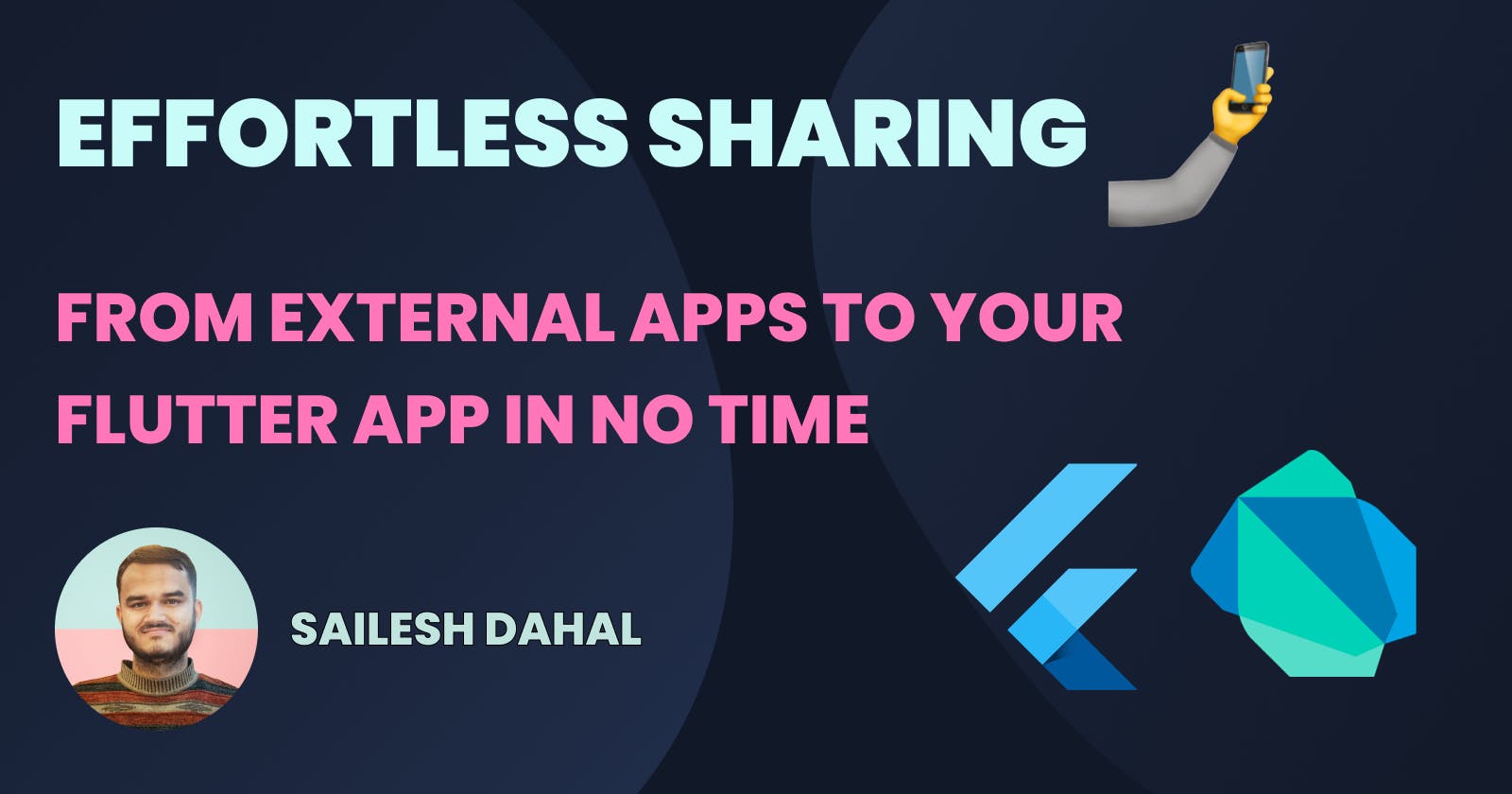 🤳 Effortless Sharing: From external apps to your Flutter app in no time