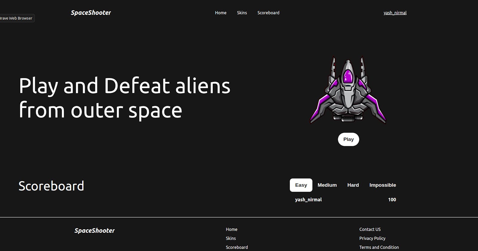 How I built a Space Shooter Game using only HTML and Javascript?