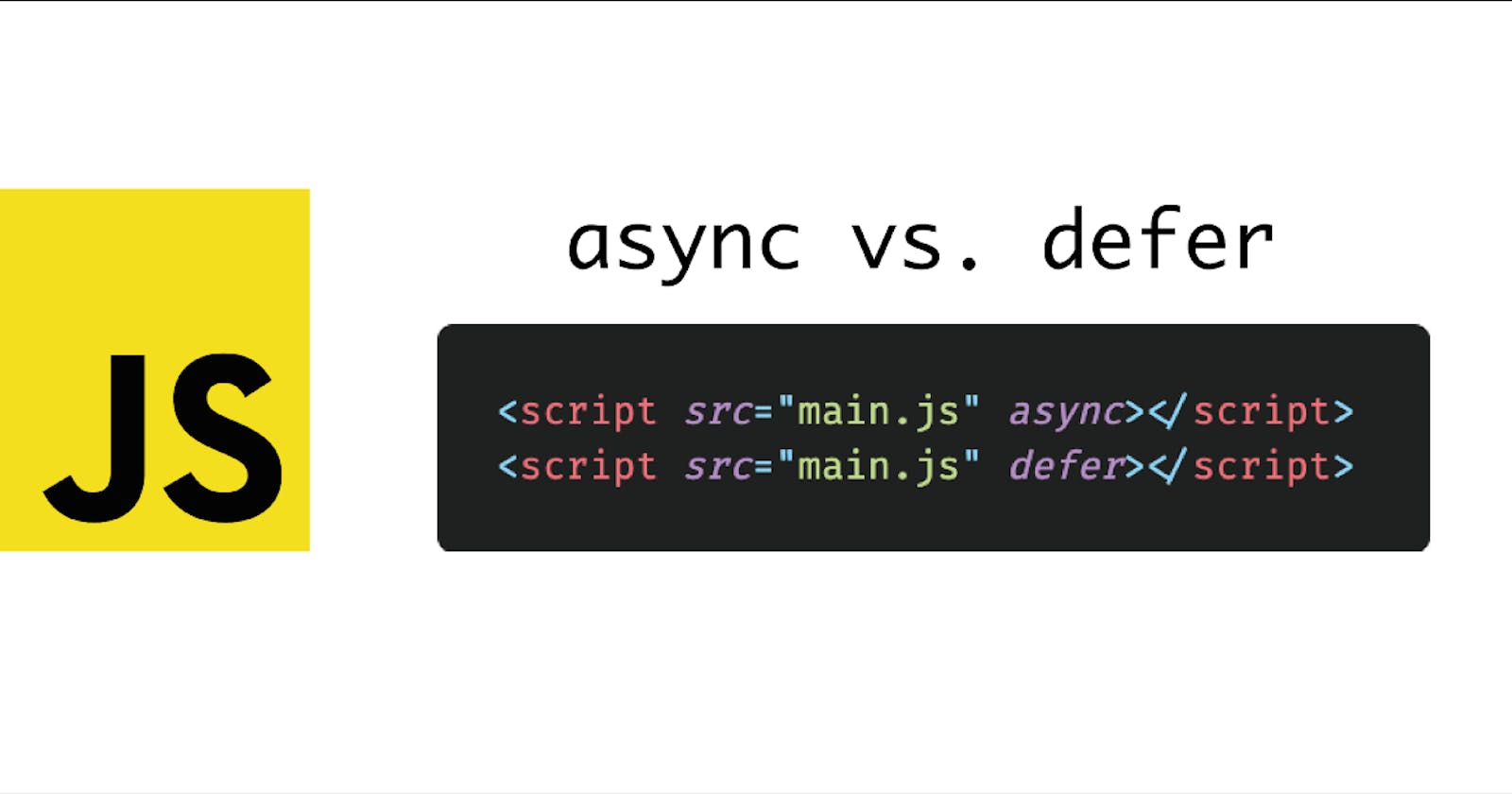 async and defer attribute in the script tag?