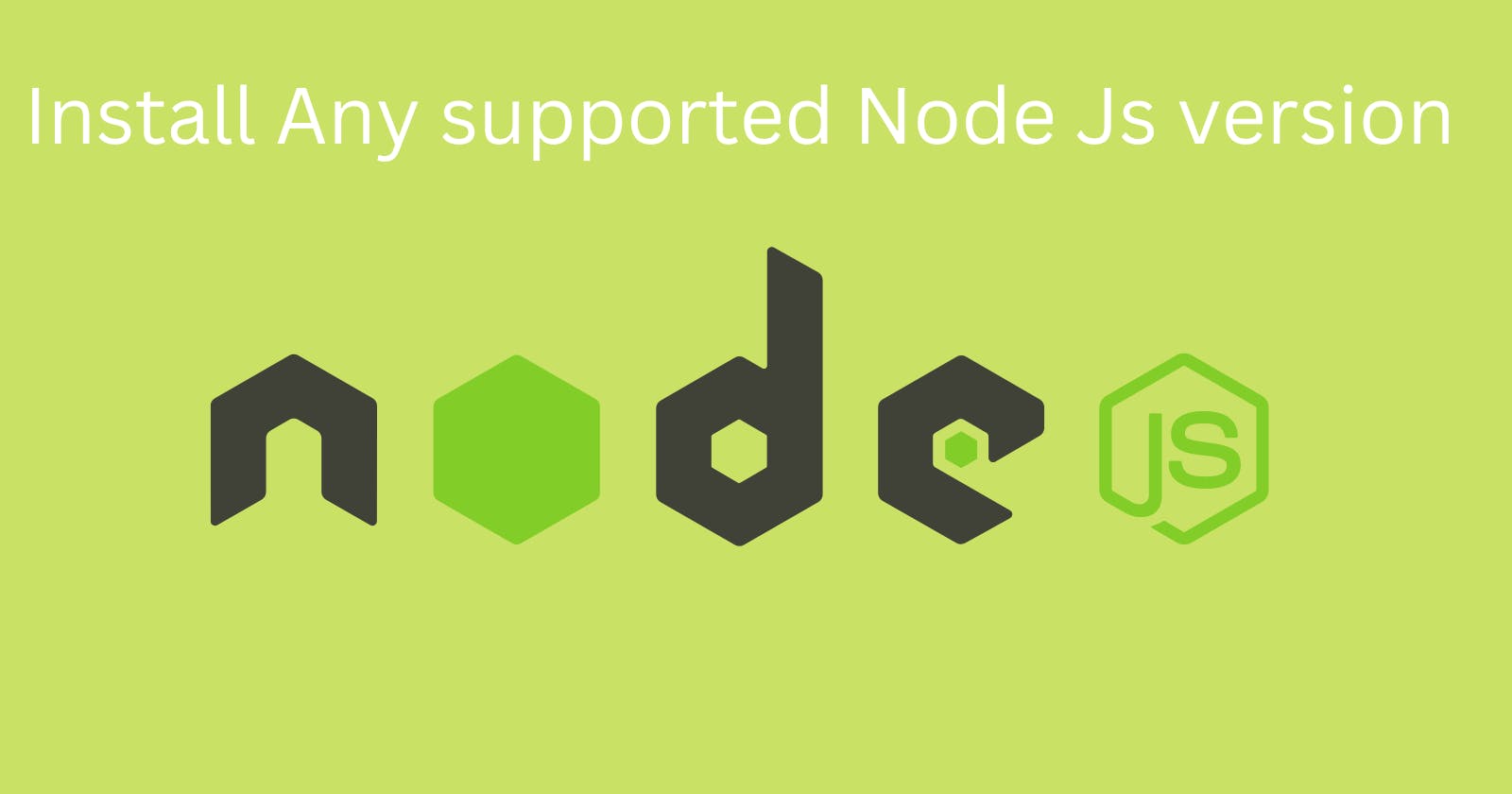 Install any supported  Node.js version, with CLI or script in the ubuntu 22.04 server