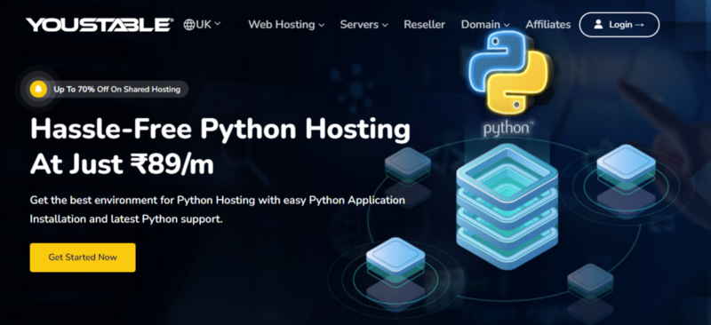 Best Python Hosting in UK
