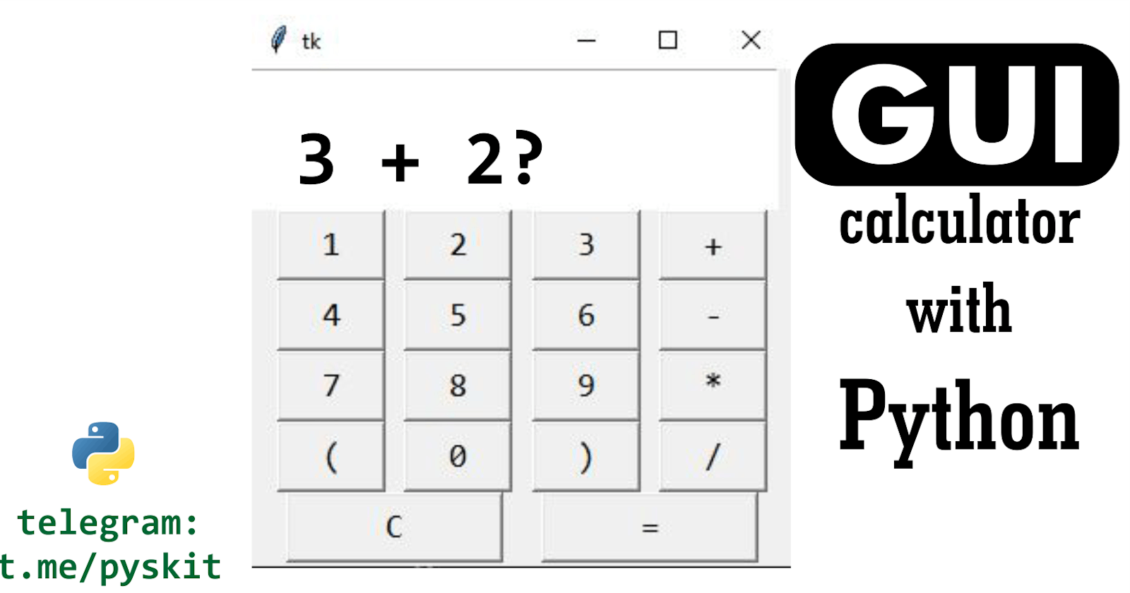 GUI Calculator with Python